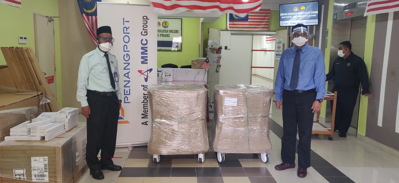 Penang Port Contributes Hospital Medication Carts To Jabatan Kesihatan Negeri Pulau Pinang